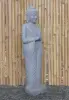  Product image 6 of the product “Standing Buddha made of Riverstone, position Namaskara , H. 118cm. ”